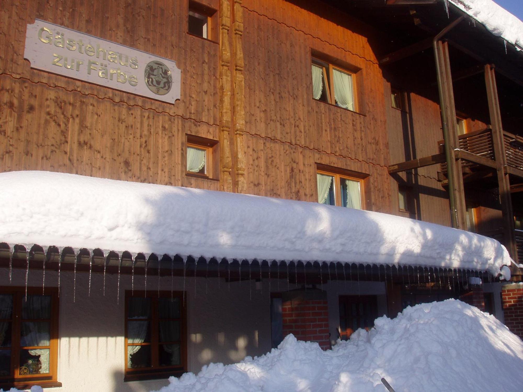 Gaestehaus Zur Faerbe Apartments Oberstdorf Exterior foto